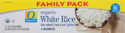 O Organics Rice Bowl White Family Pack - 4-7.4 Oz - Image 6