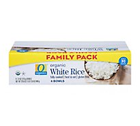 O Organics Rice Bowl White Family Pack - 4-7.4 Oz