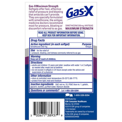 Gas-X Maximum Strength Soft Gels - 30 Count - Image 6