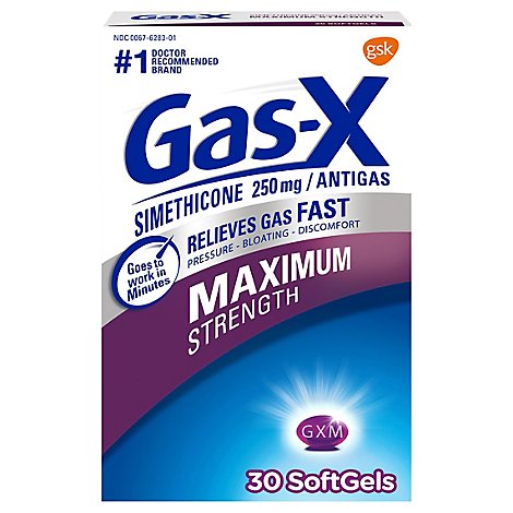 Gas X Maximum Strength Soft Gels - 30 Count