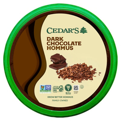 Cedars Dark Chocolate Hommus - 8 Oz - Image 1
