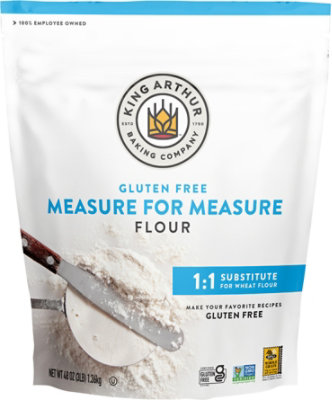 King Arthur Non-GMO Project Verified Certified Kosher Certified Gluten-Free Measure for Measure Flour - 3 Lb - Image 1