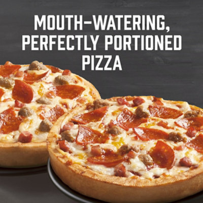 Red Baron Pizza Deep Dish Singles Meat Trio 2 Count - 11.2 Oz - Image 3