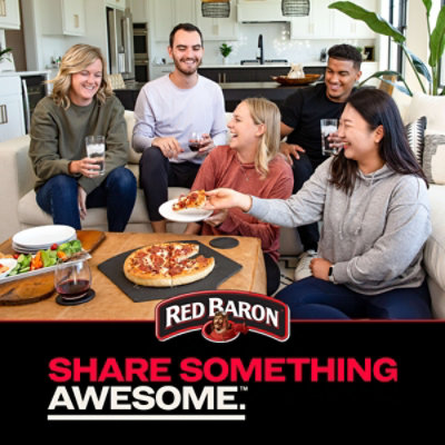Red Baron Pizza Deep Dish Singles Four Cheese 2 Count - 11.2 Oz - Image 2
