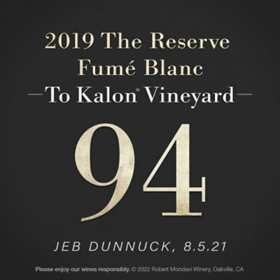 Robert Mondavi Winery To Kalon Reserve Napa Valley Fume Blanc White Wine - 750 Ml - Image 5