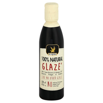 De Nigris Natural Balsamic Vinegar Glaze - 8.5 Oz - Image 1