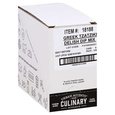 Urban Acc Dip Mix Grk Tzatziki Del - 1 Oz - Image 1