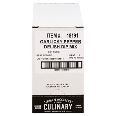 Urban Acc Dip Mix Garlicky Pepp Del - 1.2 Oz - Image 3