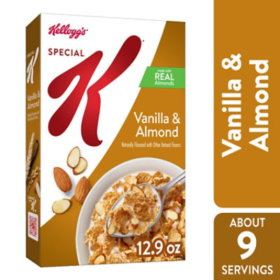 Special K Breakfast Cereal Made with Real Almonds Vanilla and Almond - 12.9 Oz - Image 1