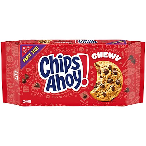Chips Ahoy! Cookies Chewy Party Size - 26 Oz