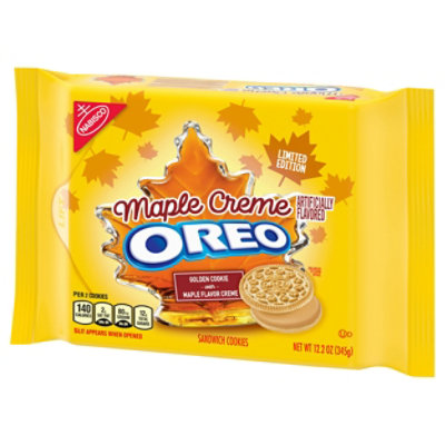 OREO Cookies Sandwich Maple Creme - 12.2 Oz - Image 4