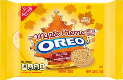 OREO Cookies Sandwich Maple Creme - 12.2 Oz
