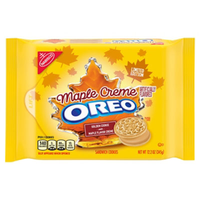 OREO Cookies Sandwich Maple Creme - 12.2 Oz - Image 6