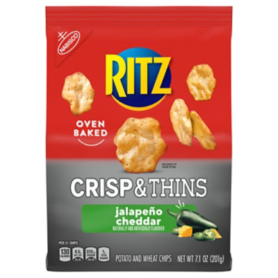 Ritz Crisp & Thin Crackers Jalapeno Cheddar - 7.1 Oz - Image 1