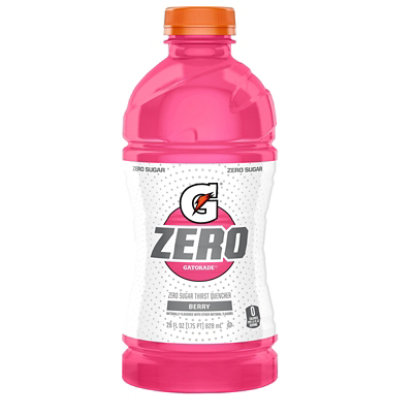 Gatorade G Zero Thirst Quencher Berry Bottles - 28 Fl. Oz.
