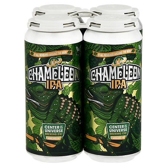 Center Of The Universe Chameleon Ipa In Cans - 4-16 Fl. Oz.