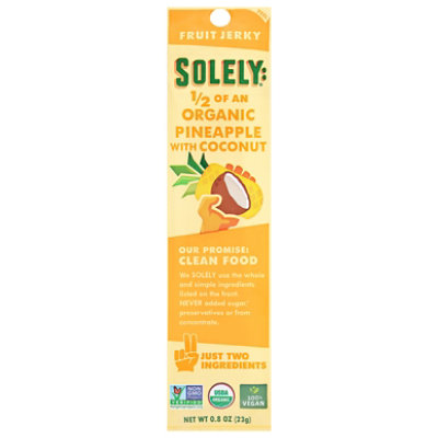 Solely Fruit Jerky Pineapple With Coconut - .8 Oz - Image 3