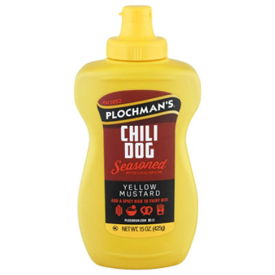 Plochmans Mustard Chili Dog - 15 Oz