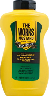 Plochmans Mustard The Works - 15 Oz - Image 2