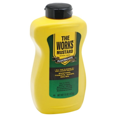Plochmans Mustard The Works - 15 Oz