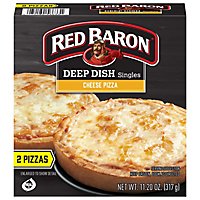 Red Baron Pizza Deep Dish Singles Cheese 2 Count - 11.2 Oz - Image 2