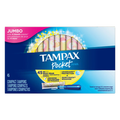 Tampax Radiant Regular Absorbency Unscented Plastic Tampons, 14 Ea 