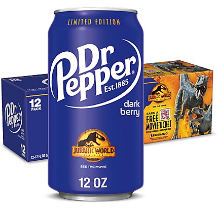 Dr Pepper Dark Berry - 12-12 Fl. Oz. - Image 1