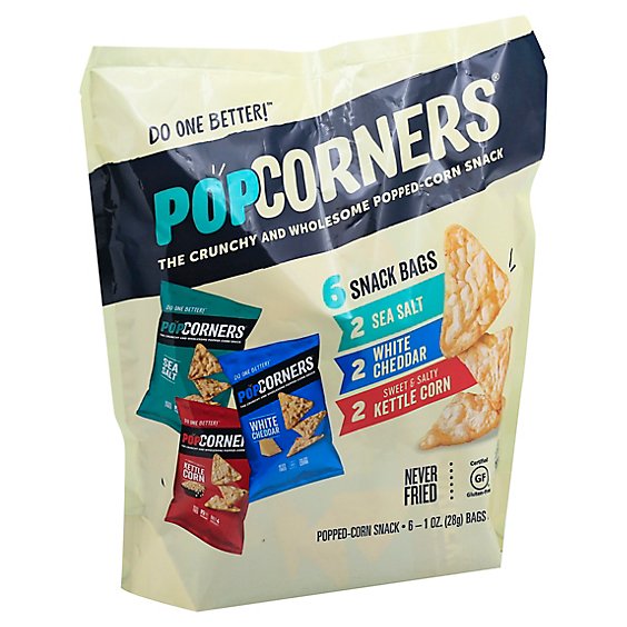PopCorners Popped Corn Snack Variety Pack - 6-1 Oz
