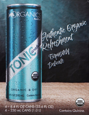 ORGANICS by Red Bull Tonic Water - 4-8.4 Fl. Oz. - Image 2