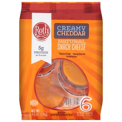 Roth Creamy Cheddar Snack Cheese - 4.5 Oz - Image 1
