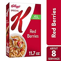 Special K Breakfast Cereal Made with Real Strawberries Red Berries - 11.7 Oz