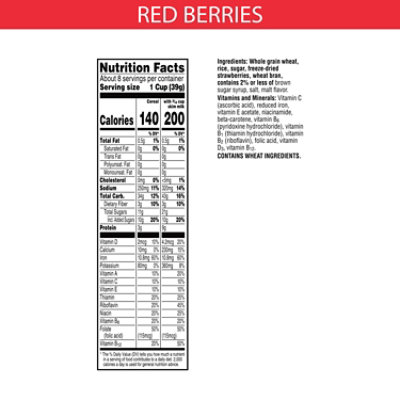 Special K Breakfast Cereal Made with Real Strawberries Red Berries - 11.7 Oz - Image 4