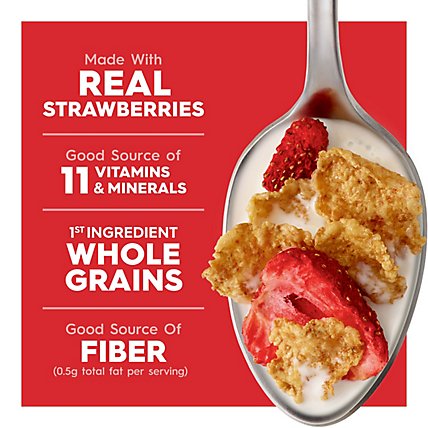 Special K Breakfast Cereal Made with Real Strawberries Red Berries - 11.7 Oz - Image 5