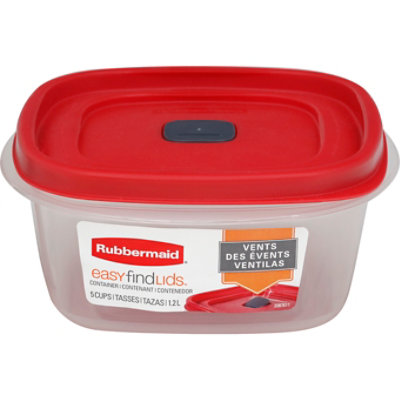 Rubbermaid Easy Find Lid Vented Container 5 Cup - Each - Image 3