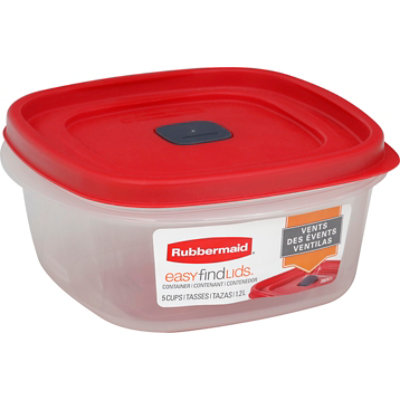 Rubbermaid Easy Find Lid Vented Container 5 Cup - Each - Image 1