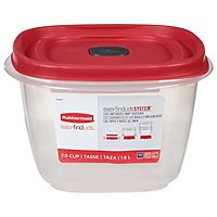 Rubbermaid Easy Find Lid Vented Container 7 Cup - Each - Image 3