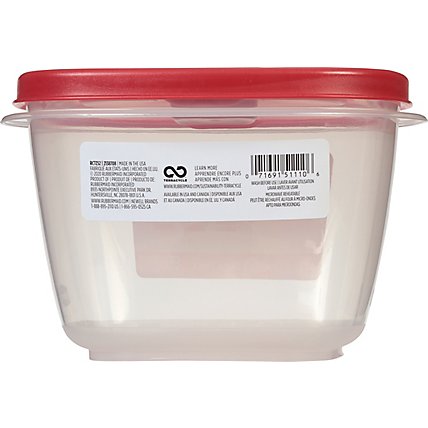 Rubbermaid Easy Find Lid Vented Container 7 Cup - Each - Image 4