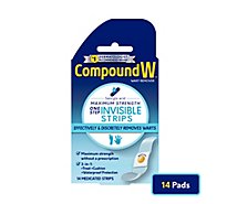 Compound W Invisible Strips - 14 Count