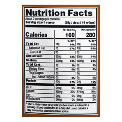 Parm Crisp Sesame Cheese Snack - 1.75 Oz - Image 4