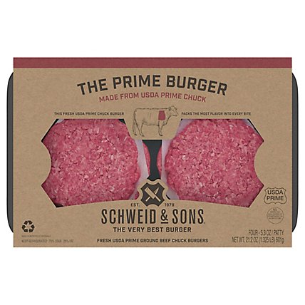 Schweid & Sons Prime Burger - 21.2 Oz - Image 3