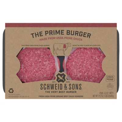 Schweid & Sons Prime Burger - 21.2 Oz - Image 3