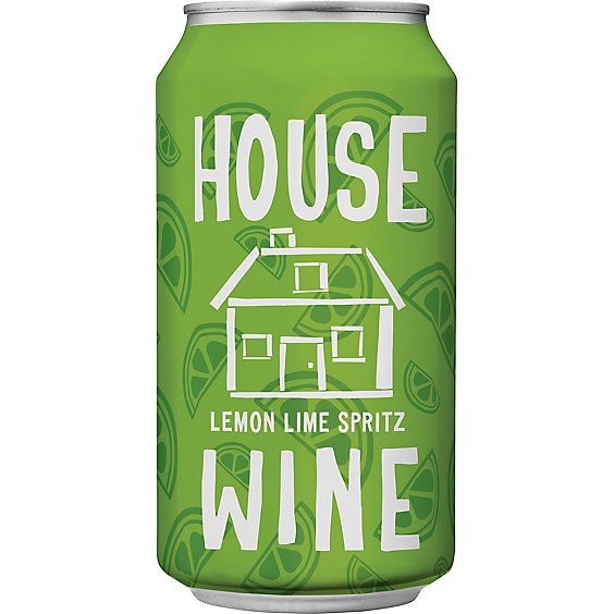 House Wine Lemon Lime Spritz Can Wine - 375 Ml