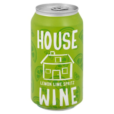 House Wine Lemon Lime Spritz Can Wine - 375 Ml
