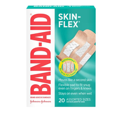 Bandaid Skin Flex Assorted - 20 Count