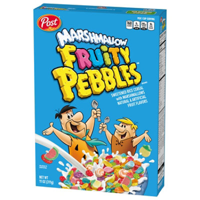 Post Fruity PEBBLES With Marshmallows Gluten Free Breakfast Cereal Small Box - 11 Oz - Image 4
