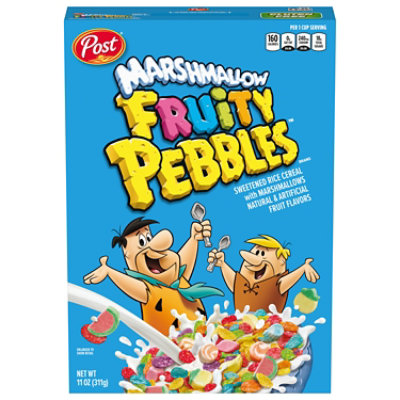 Post Fruity PEBBLES With Marshmallows Gluten Free Breakfast Cereal Small Box - 11 Oz - Image 1