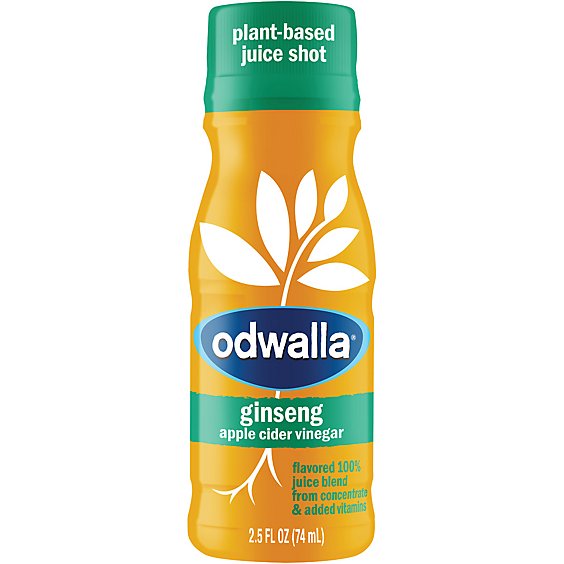 Odwalla Juice Shot Ginseng Apple Cider Vinegar - 2.5 Fl. Oz.