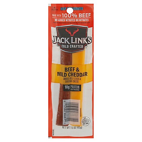 Jack Links Orig Beef And Cheddar Cheese Sticks - 1.5 Oz