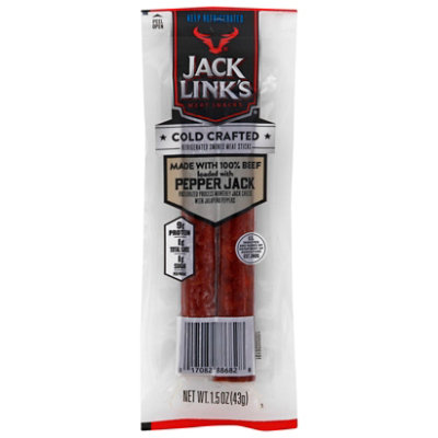 Jack Links Orig Pepperjack Loaded Beef Sticks - 1.5 Oz