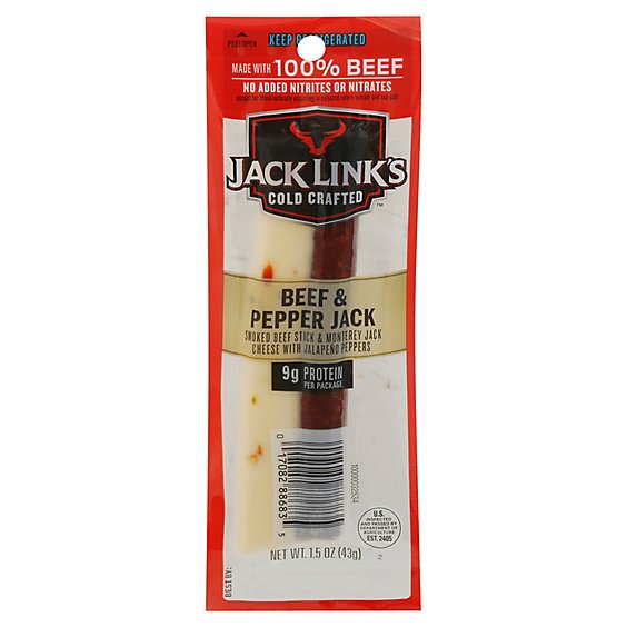 Jack Links Orignal Beef And Pepperjack Cheese Sticks - 1.5 Oz